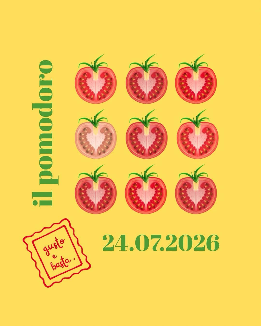 il pomodoro &middot; 24. Juli 2026 &middot; Boccaccio Neu-Ulm in Zusammenarbeit mit Cicorella Alimentari